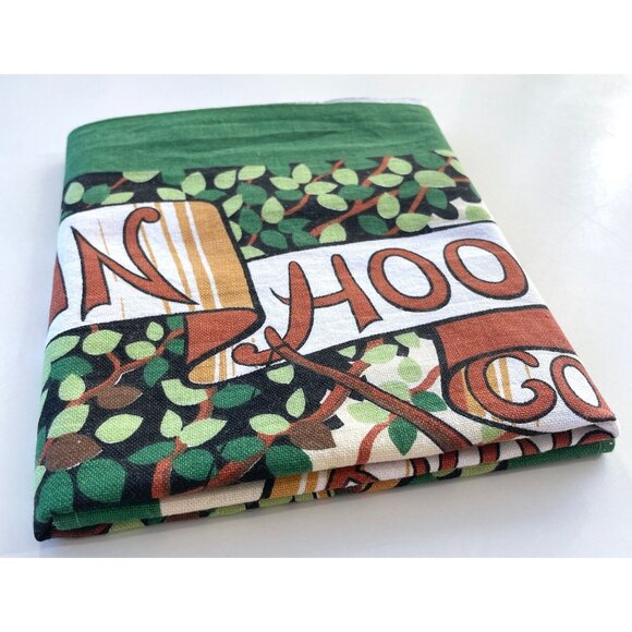 Vintage 60s Robin Hood Country linen tea towel, designed by Clive Mayor - Picture 10 of 10